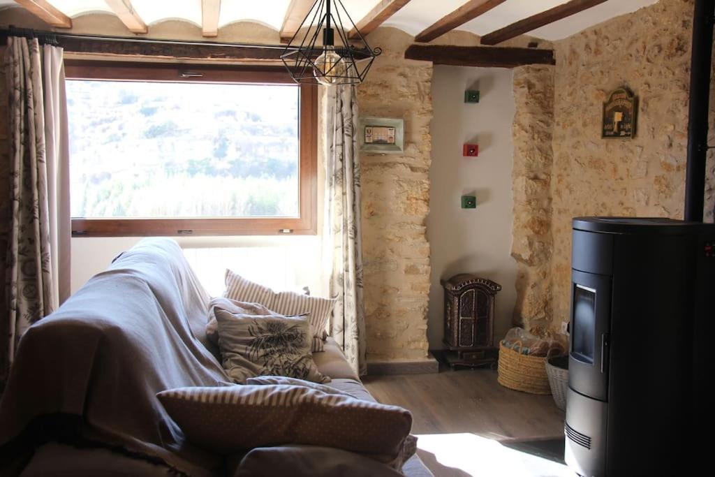 Vila Casa Rustica Y Vistas A La Montana - Els Llavadors Villafranca del Cid Exteriér fotografie